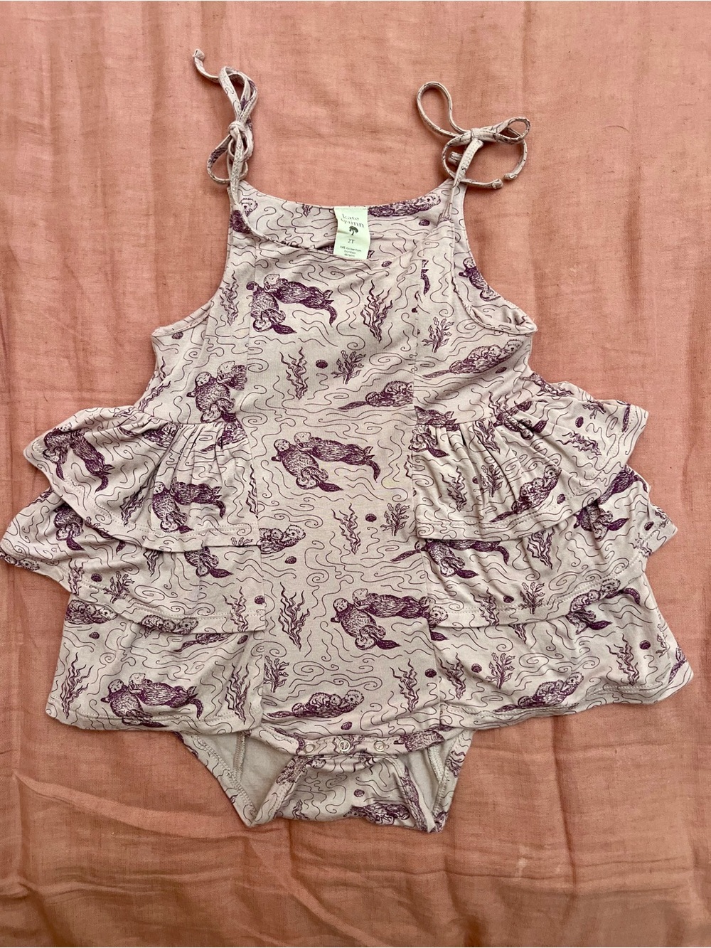 kate quinn purple ballerina bubble - otters 🦦